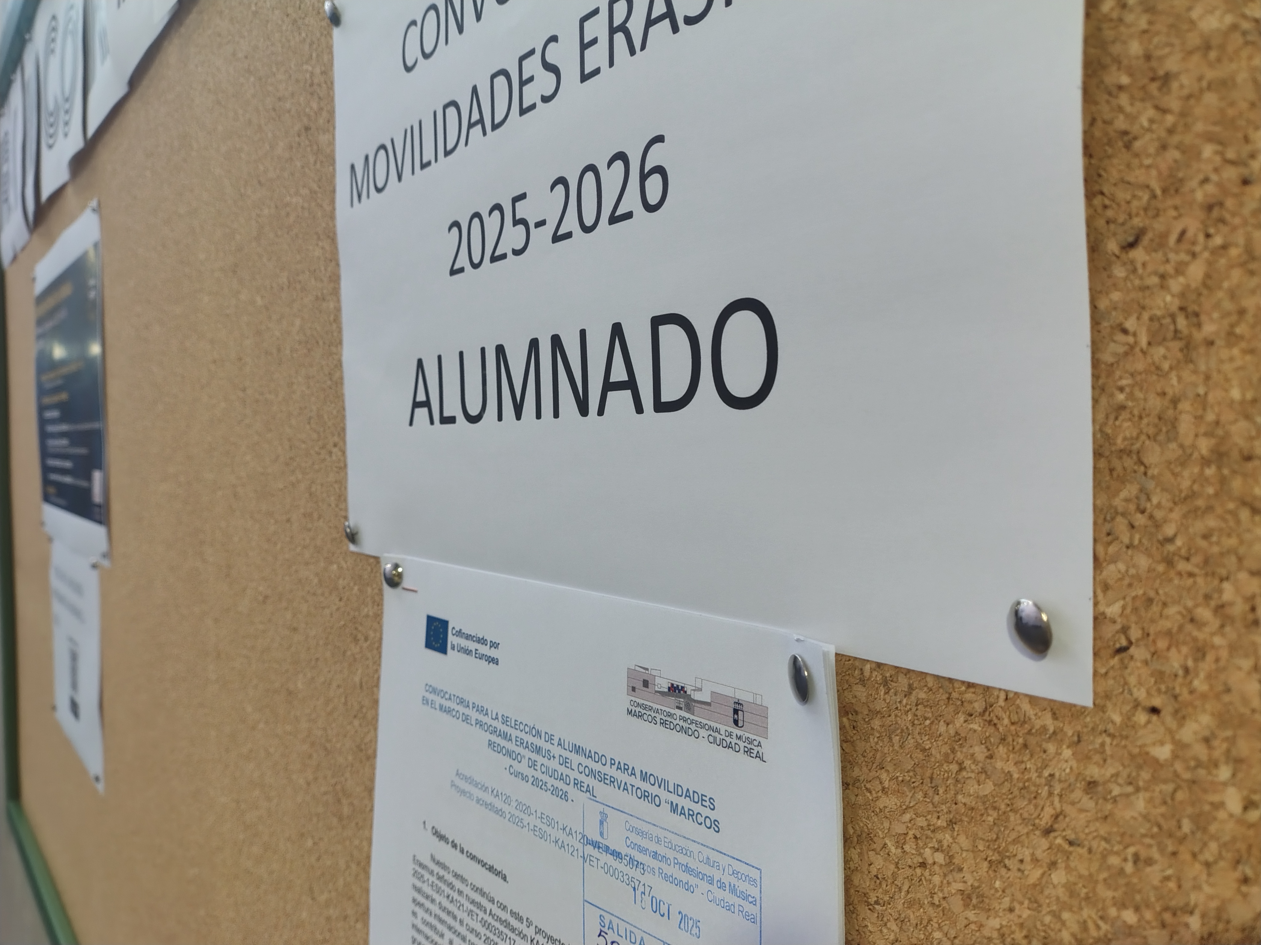 CONVOCATORIA DE MOVILIDADES ERASMUS+ DE ALUMNADO 2025-2026