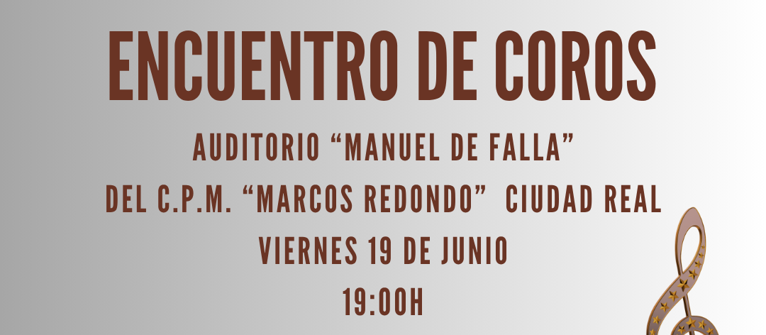 Encuentro de Coros – Viernes 19 de junio